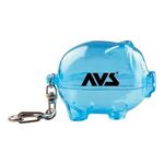 Smash-It Piggy Bank Keychains - Translucent Blue