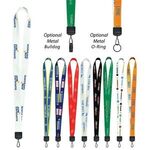 Buy Custom Imprinted Smooth Dye-Sublimation Lanyard With J-Hook