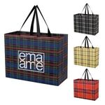 Soho Tartan Laminated Non-Woven Shopper Bag -  