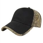 Solid Front Camo Back Cap -  