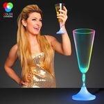 Champagne Led Spiral Stem Glass