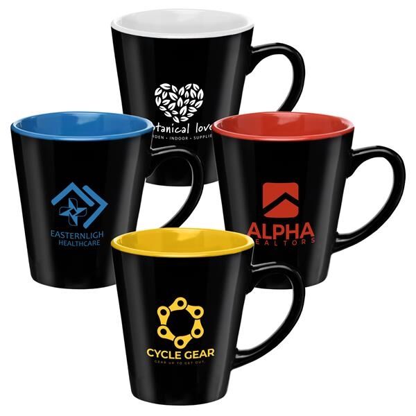 Main Product Image for Custom Printed Splash Two-Tone Ceramic Mug