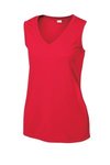 Sport-Tek Ladies Sleeveless PosiCharge Competitor V-Neck ... -  
