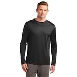 Sport-Tek Long Sleeve PosiCharge Competitor Tee. - Black