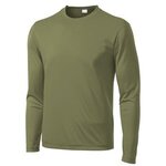 Sport-Tek Long Sleeve PosiCharge Competitor Tee. - Olive Drab Green