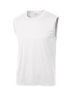 Sport-Tek Sleeveless PosiCharge Competitor Tee. - White
