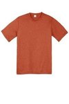 Sport-Tek Youth Heather Contender Tee. - Deep Orange Heather
