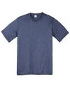 Sport-Tek Youth Heather Contender Tee. - True Navy Heather