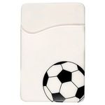 Sport Theme Silicone Pocket - White-black