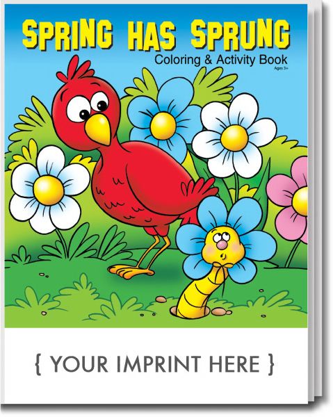 Main Product Image for Spring Has Sprung Coloring And Activity Book USA Made
