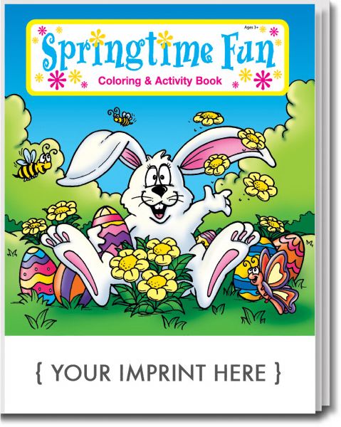 Main Product Image for Springtime Fun Coloring And Activity Book USA Made