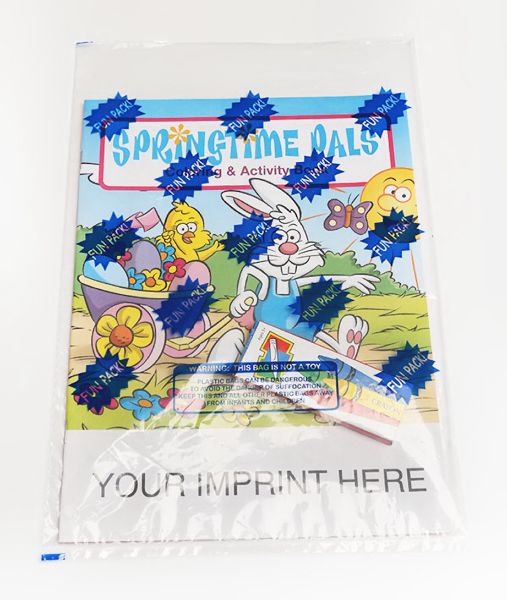 Main Product Image for Springtime Pals Coloring And Activity Book Fun Pack USA Made