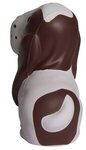 Squeezies Basset Hound Stress Reliever - White-brown