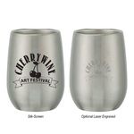 Buy Custom Printed Stainless Steel Stemless Wine Glass