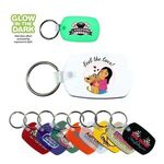 Standard Key Fob, Full Color Digital - White