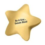 Star Shape Stress Reliever - Metallic Gold