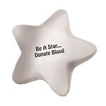 Star Shape Stress Reliever - Metallic Silver