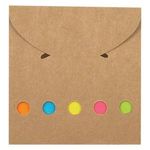 Sticky Notes And Flags In Pocket Case - Natural