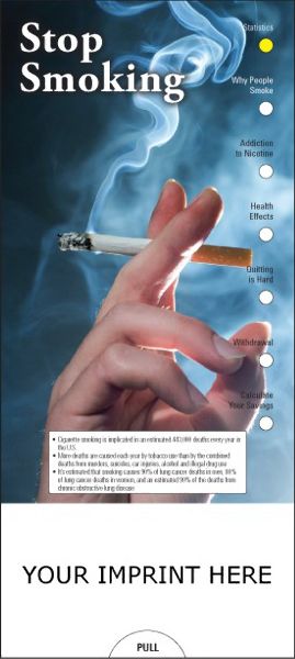 Main Product Image for Stop Smoking Slide Chart USA Made