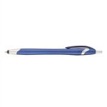 Stratus Metallic w/Stylus Pen - Blue/Silver
