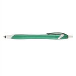 Stratus Metallic w/Stylus Pen - Green/Silver