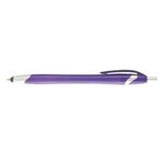 Stratus Metallic w/Stylus Pen - Purple/Silver
