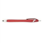 Stratus Metallic w/Stylus Pen - Red/Silver