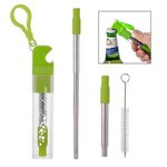 Straw Kit With Bottle Opener