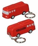 Stress Fire Truck Key Chain -  