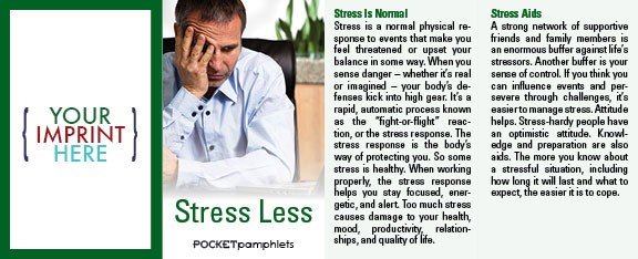 Main Product Image for Stress Less Pocket Pamphlet USA Made