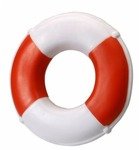 Stress Life Preserver - White/Red