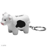 Stress Milk Cow Key Chain -  