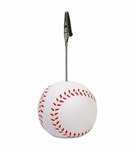 Stress Reliever Baseball Memo Holder - White