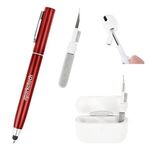 Stylus Pen W Earbud Cleaning Kit - Red