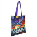 Sublimated Non-Woven Value Tote - Purple