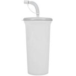 Super Sipper 32 Oz Sport Cup - Digital Imprint - White