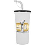 Super Sipper 32 Oz. Sport Cup - Digital - White