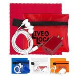 San Lorenzo Tech Travel Accessory Kit with Microfiber Cloth