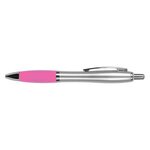 The Silver Grenada Pen - Pink