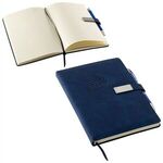 Thesis Hardcover Journal with Magnetic Closure & Pen - Medium Blue