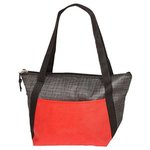 Tonal Non-Woven Cooler Tote - Red