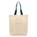 Tonga - 5 oz Natural Cotton Tote w/ Color Straps