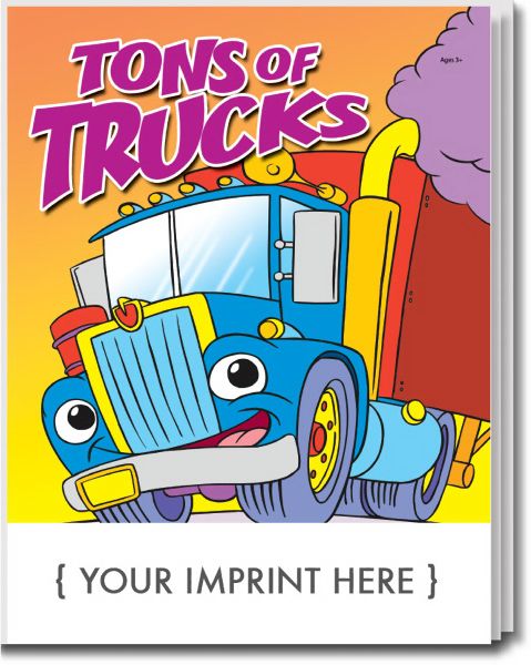 Main Product Image for Tons Of Trucks Coloring And Activity Book USA Made