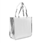 Tote bag with choice of trim color - Silver