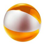 Translucent 16" Two Tone Beach Ball -  