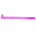 Translucent Vinyl Wristband - Pink