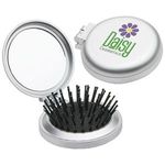 Buy Custom Travel Disk Brush & Mirror