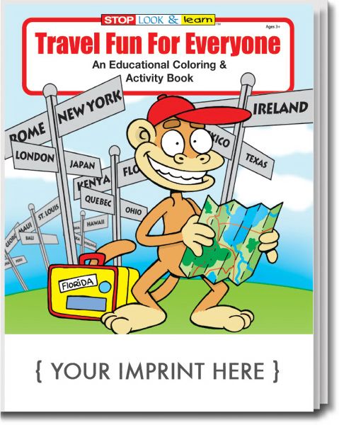 Main Product Image for Travel Fun For Everyone Coloring And Activity Book USA Made