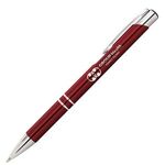 Tres-Chic Ballpoint Pen w/ Silver Trim -  