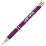 Tres-Chic Ballpoint Pen w/ Silver Trim -  